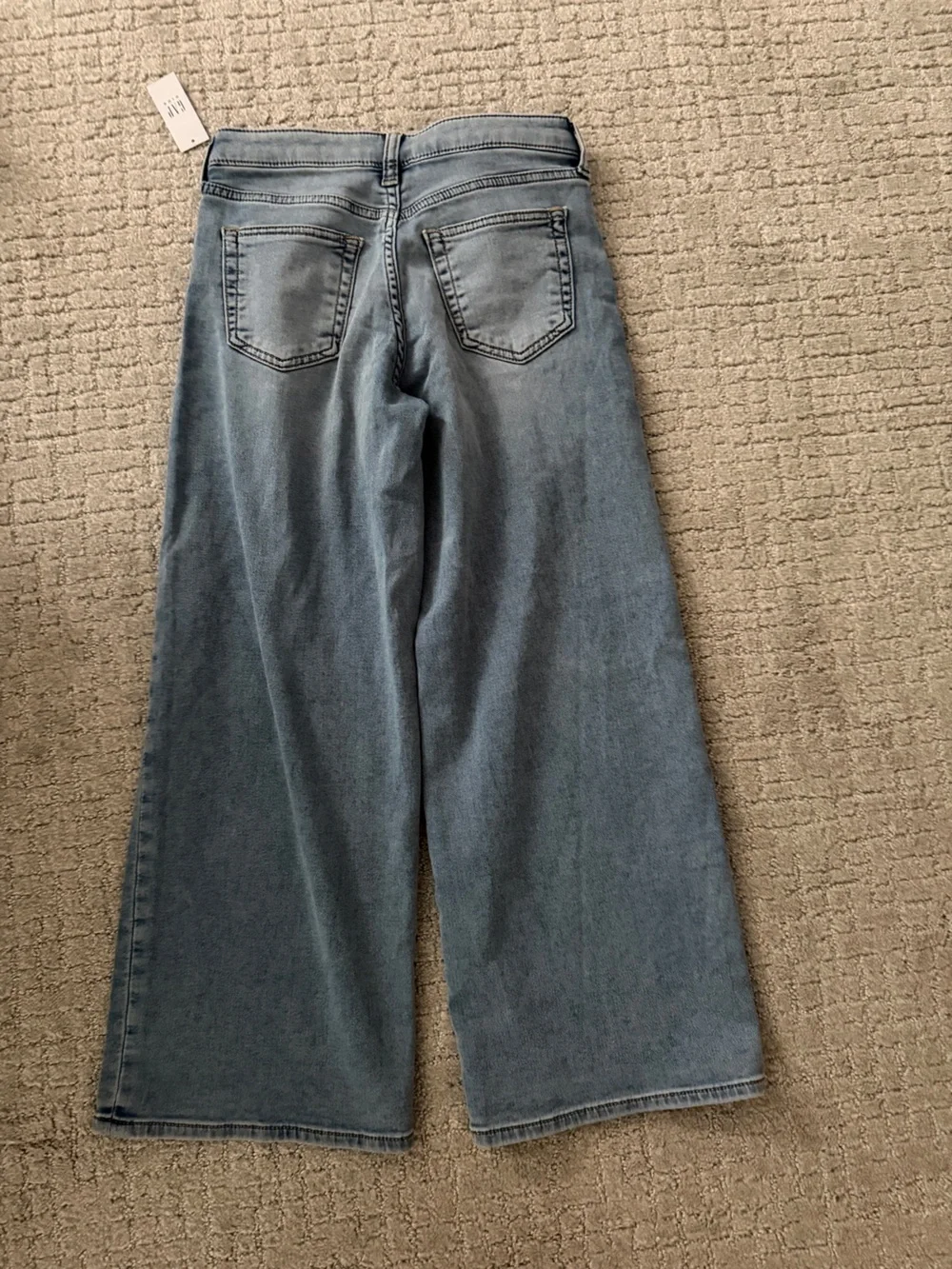 Gap wide leg ankle sweatpants jeans, NWT, 12